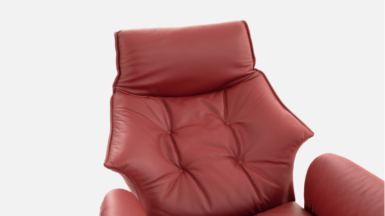 Fauteuil relaxation manuelle cuir LONDON | Confort absolu