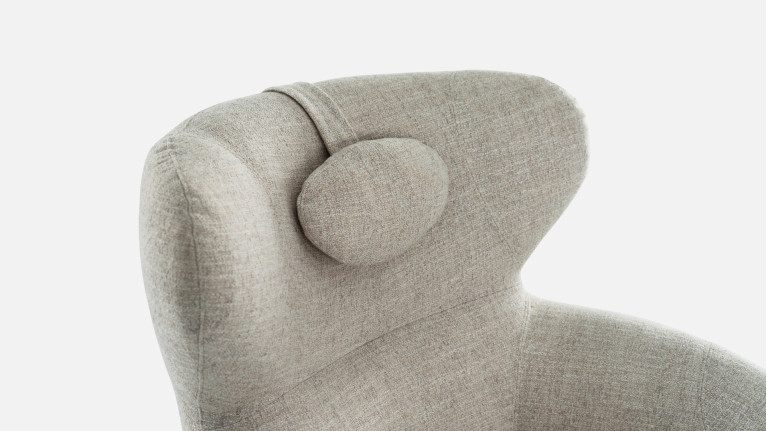 Fauteuil relaxation en tissu COCOON | Un style scandinave