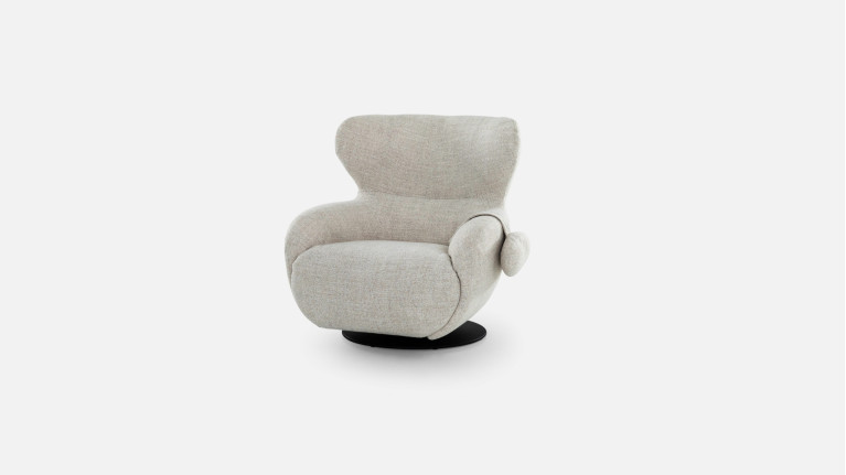 Fauteuil relaxation en tissu COCOON | Un style scandinave