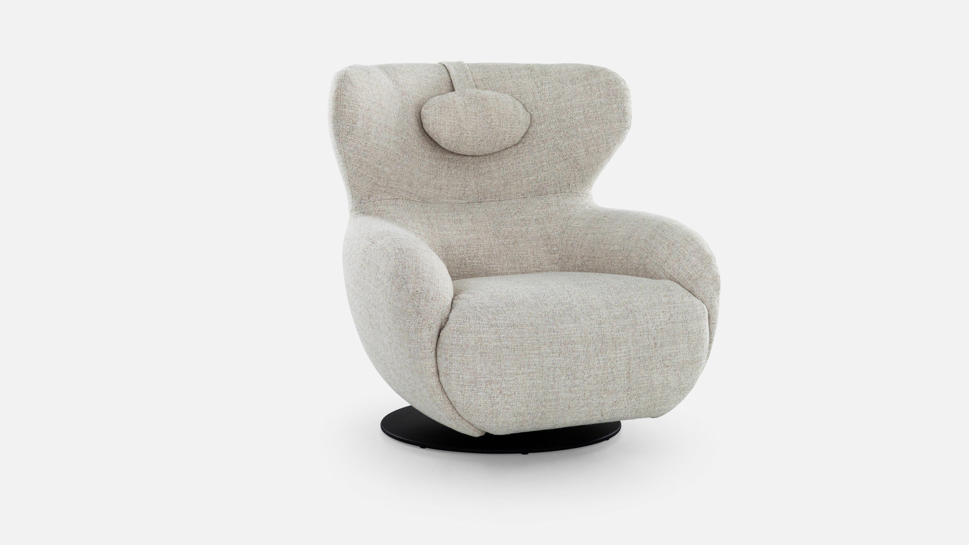 Fauteuil relaxation en tissu COCOON | Un style scandinave