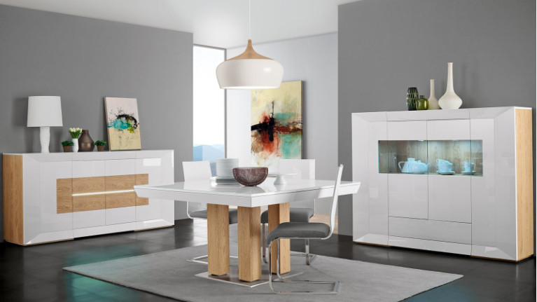 Buffet 4 portes VIGO | Meuble haut de gamme pour un salon design