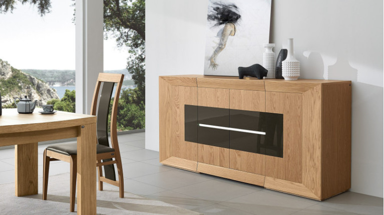 Buffet 4 portes VIGO | Meuble haut de gamme pour un salon design