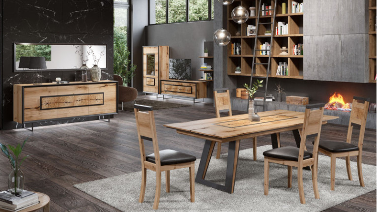 Table de repas extensible CHALET | Table en bois haut de gamme