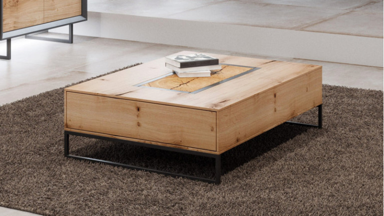 Table Basse 1 tiroir CHALET | Un salon haut de gamme