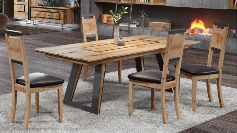 Table de repas extensible CHALET | Table en bois haut de gamme