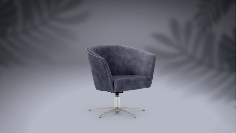 Fauteuil pivotant OLGA - Disponible dans de nombreux coloris