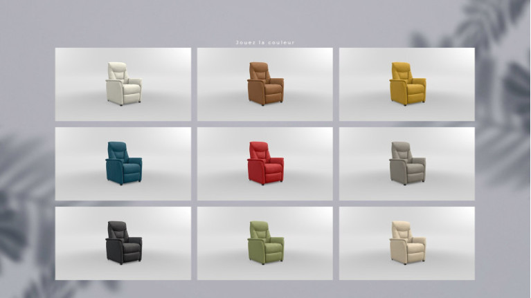 Fauteuil CASTLE multi couleurs