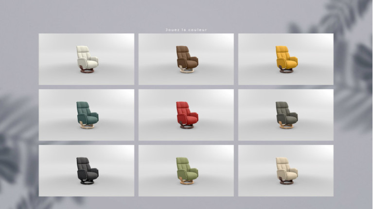 Fauteuil NEPTUNE multi couleurs