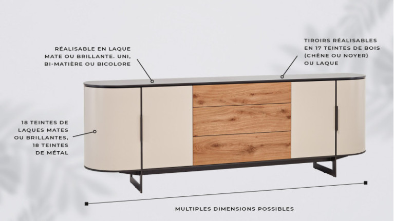 Buffet CIRCUS | Un design contemporain, tout en rondeur