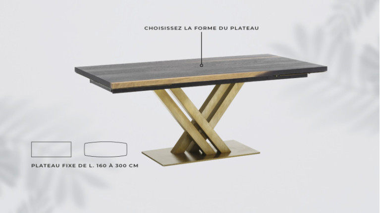 Table de repas extensible ATHENA | Élégance, design et haute qualité