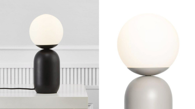 Lampe NOTTI I Esthétique parfaite et lumière douce. 2 coloris