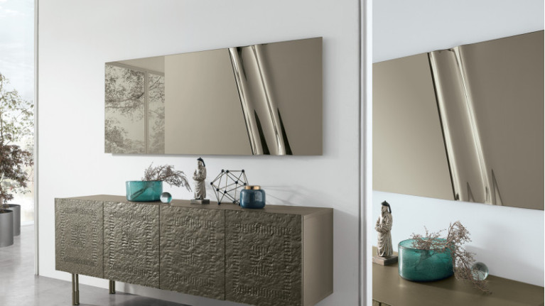 Miroir SETH | Forme rectangulaire et graphique