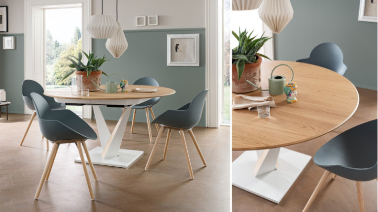 Table de repas ronde WEST | Plusieurs dimensions disponibles