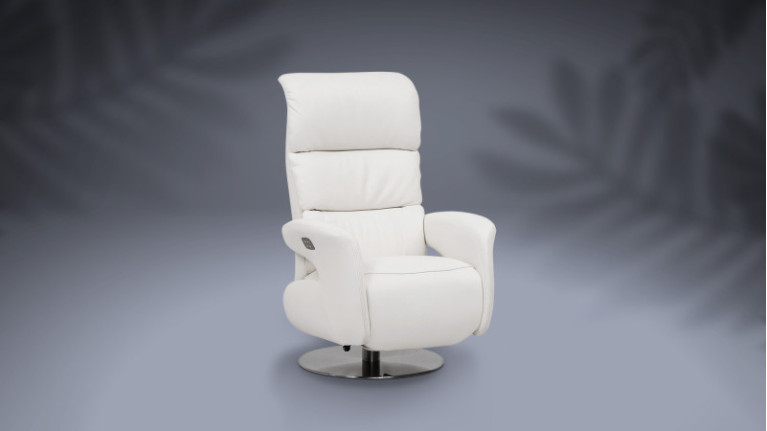 Fauteuil relaxation têtière manuelle ajustable EDEN | Version relax