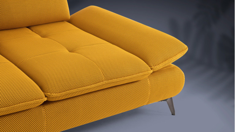 Canapé d'angle chaise longue cuir MILANO | Un confort à la carte