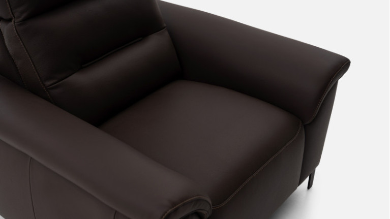 Fauteuil cuir ALBATROS | Confort moelleux