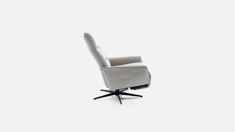 Fauteuil relax électrique pivotant tissu APOLLON | Confort et détente