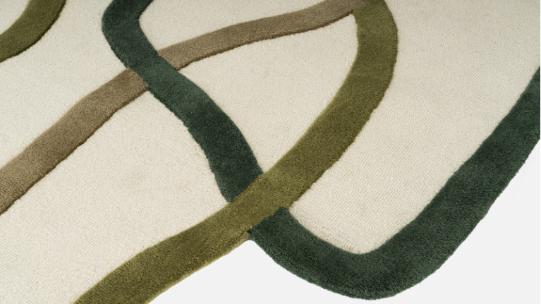 Tapis LOOP LICHEN | Forme originale