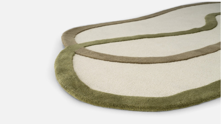 Tapis LOOP LICHEN | Forme originale