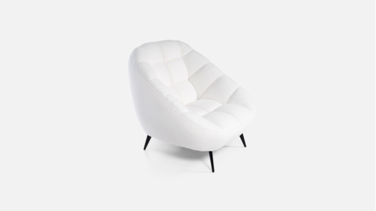 Fauteuil en tissu DIAMANT | Pour un intérieur raffiné