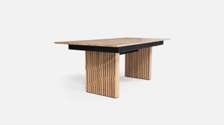 Table de repas extensible en chêne VOGUE