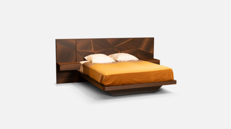 Ensemble de lit avec chevets attenants ECLIPSE | Chambre design