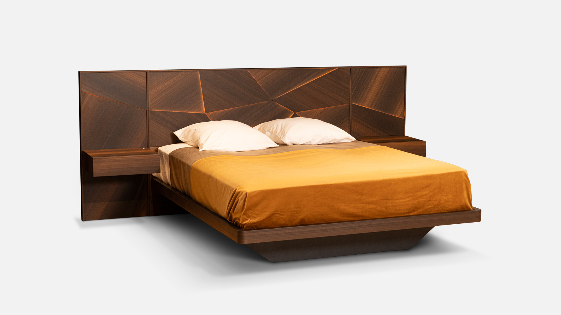 Ensemble de lit avec chevets ECLIPSE | Une chambre design