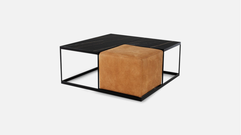 Table basse BELLAGIO | Pouf intégré