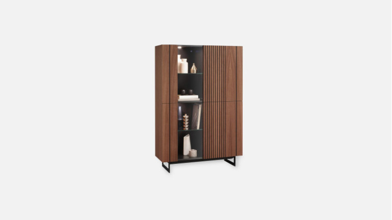 Vitrine PIANA | Meuble haut de gamme pour un salon design