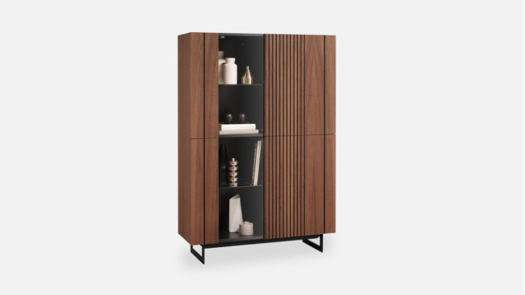 Vitrine PIANA | Meuble haut de gamme pour un salon design