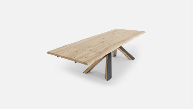 Table de repas extensible en bois 4 pieds QUEBEC