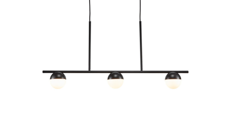 Suspension CONTINA I Design scandinave. 3 globes en verre