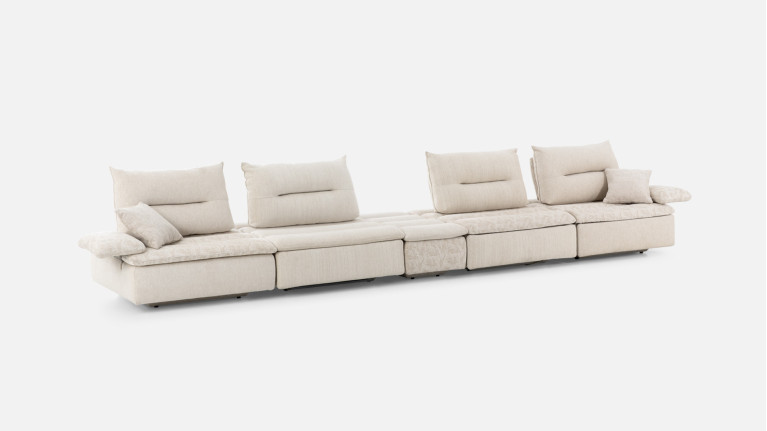 Canapé modulable tissu NEW BYBLOS | Sublime design