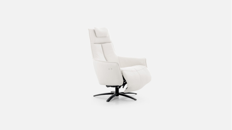 Fauteuil relaxation électrique FLOCON | Design et lignes enveloppantes