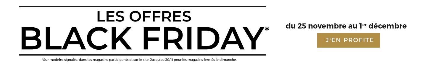 C’est la semaine Black Friday dans votre magasin. Découvrez des prix incroyables, comme celui du nouveau canapé rabat Evo.